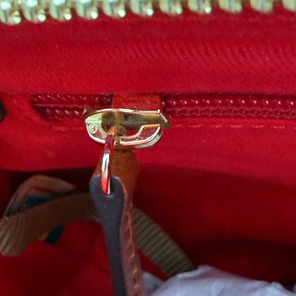 EUC Dooney & Bourke Tan and Brown Crossbody Bag - Picture 7 of 9